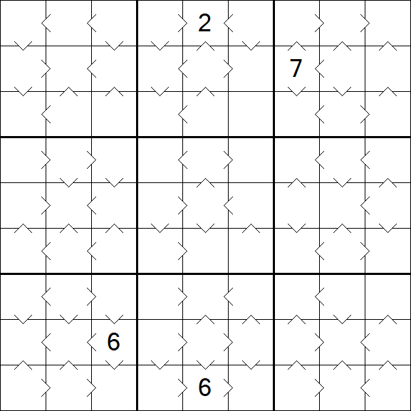 Greater Than Sudoku - Medium