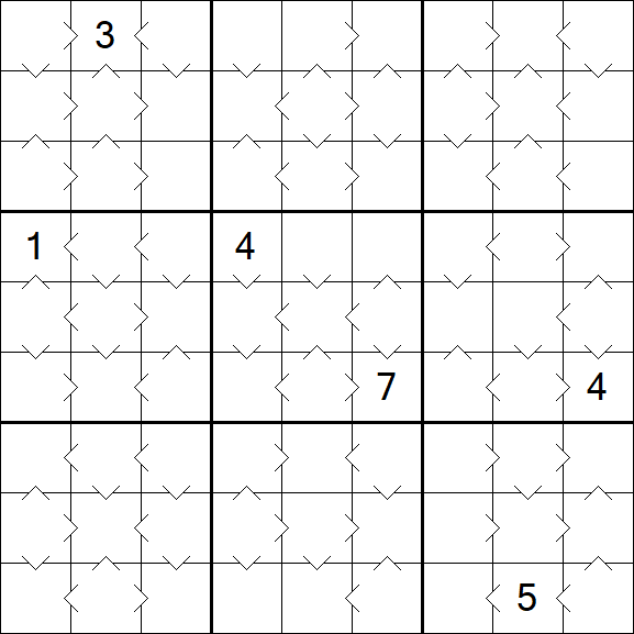 Greater Than Sudoku - Mittel