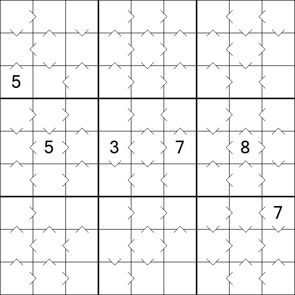 Greater Than Sudoku - Medium