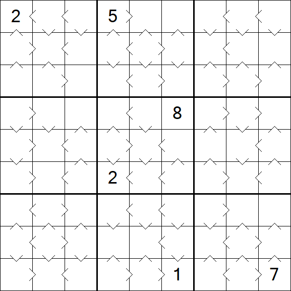 Greater Than Sudoku - Medium