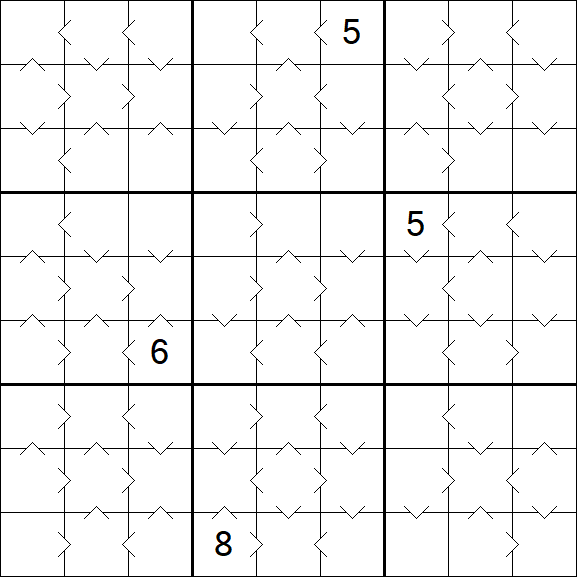 Greater Than Sudoku - Medium