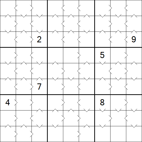 Greater Than Sudoku - Medium
