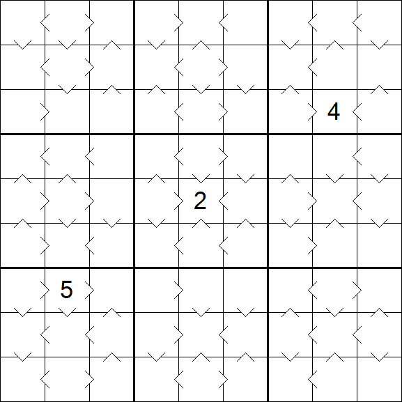 Greater Than Sudoku - Medium