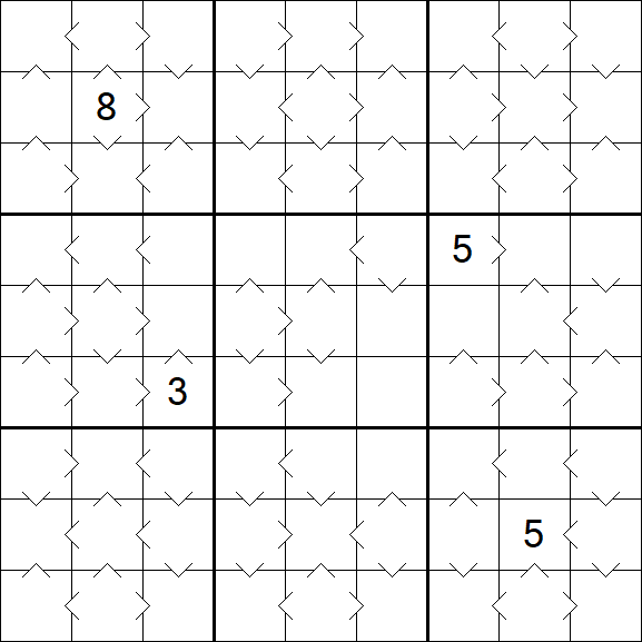 Greater Than Sudoku - Medium