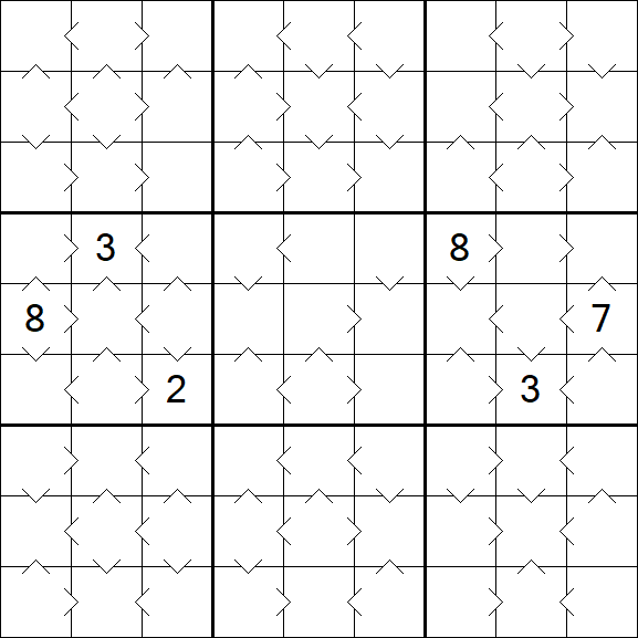 Greater Than Sudoku - Medium