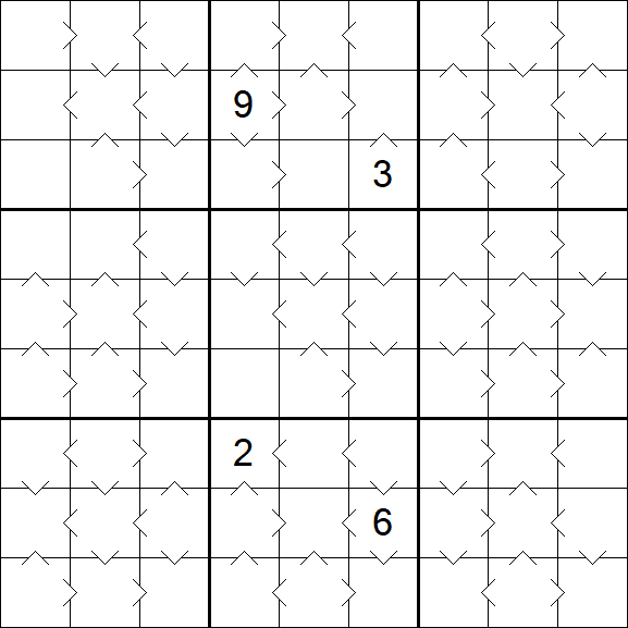 Greater Than Sudoku - Medium