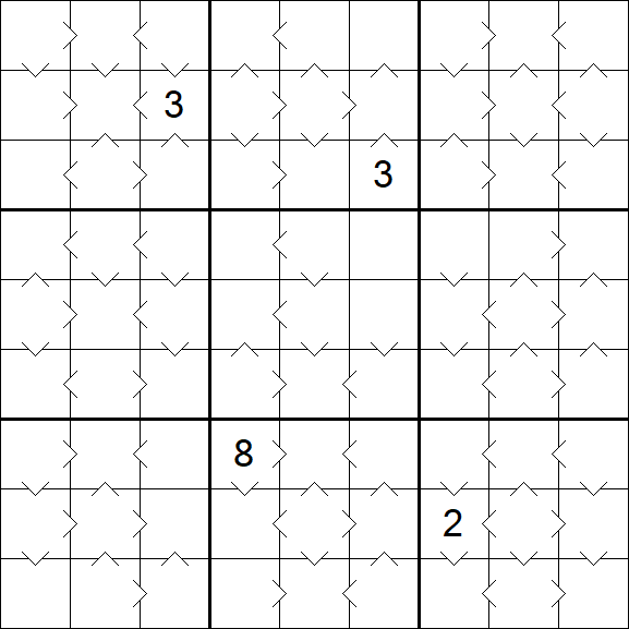 Greater Than Sudoku - Medium