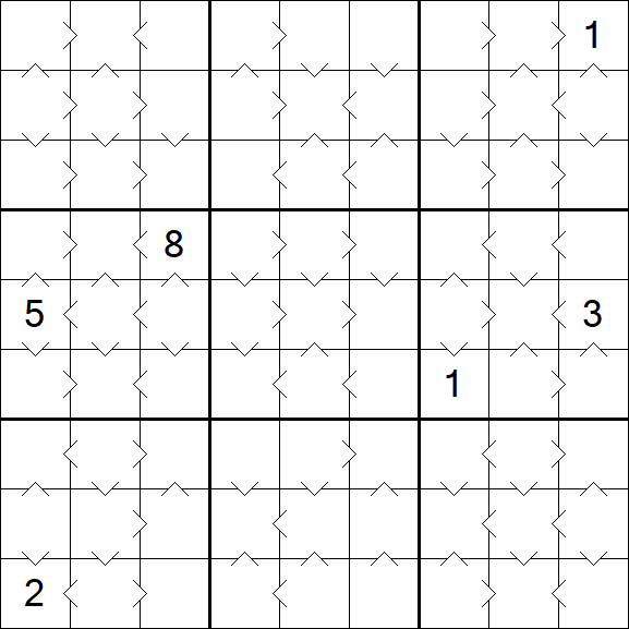 Greater Than Sudoku - Médio
