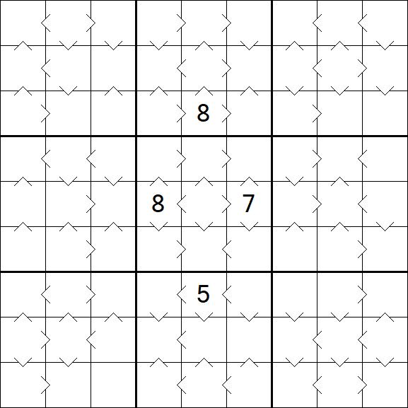 Greater Than Sudoku - Medium