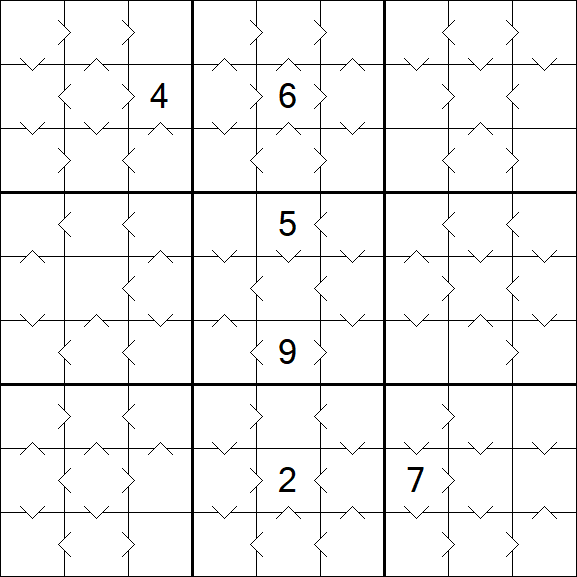 Greater Than Sudoku - Medium