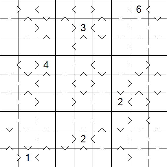 Greater Than Sudoku - Moyen