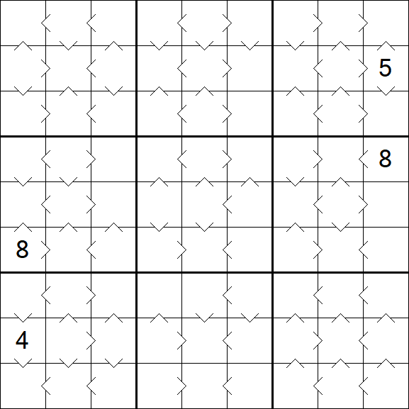 Greater Than Sudoku - Medium