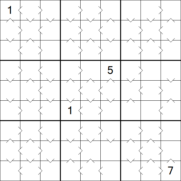 Greater Than Sudoku - Medio