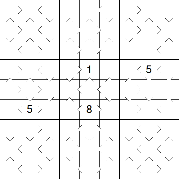 Greater Than Sudoku - Médio