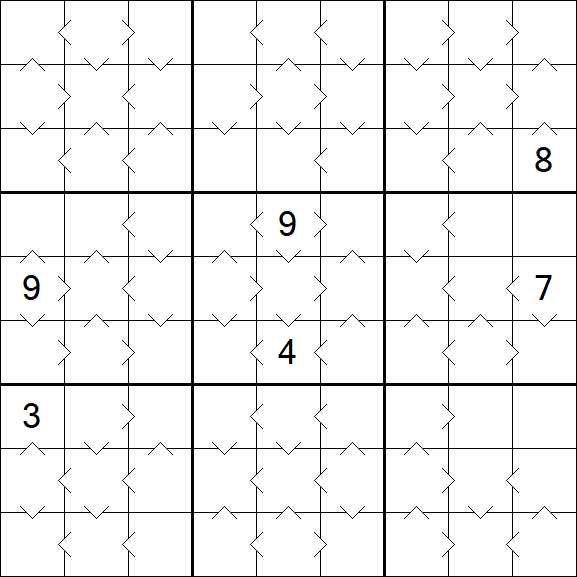 Greater Than Sudoku - Moyen