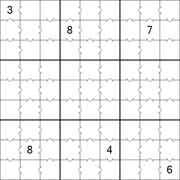 Greater Than Sudoku - Mittel