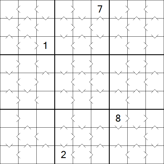 Greater Than Sudoku - Medium