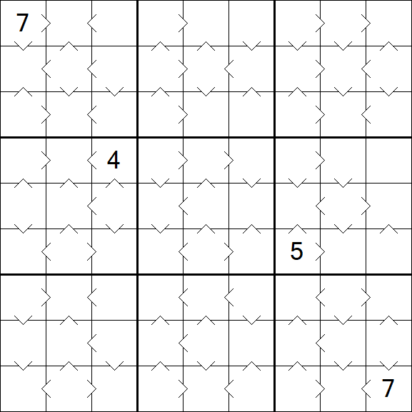 Greater Than Sudoku - Moyen