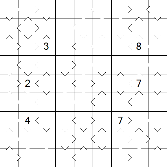 Greater Than Sudoku - Moyen