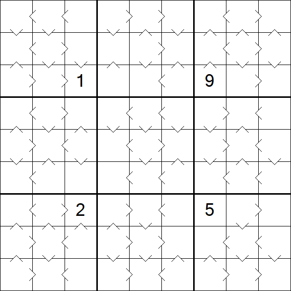 Greater Than Sudoku - Medium