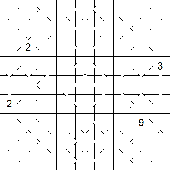 Greater Than Sudoku - Medium