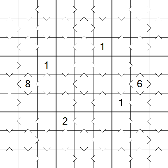 Greater Than Sudoku - Medium