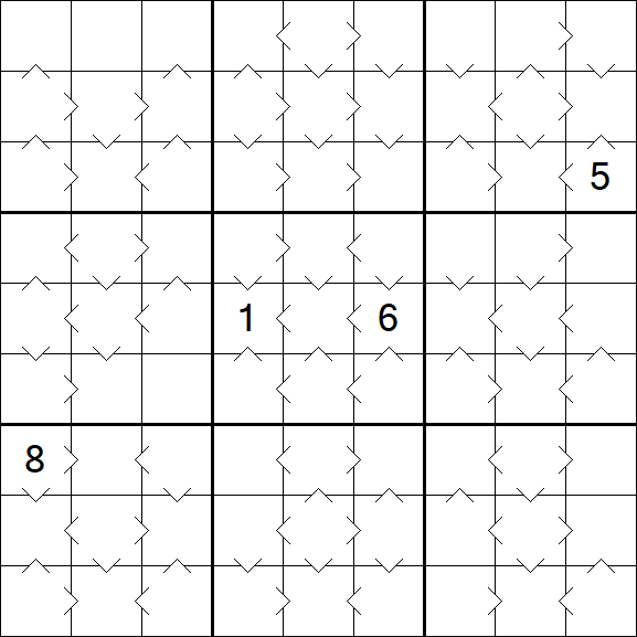 Greater Than Sudoku - Médio