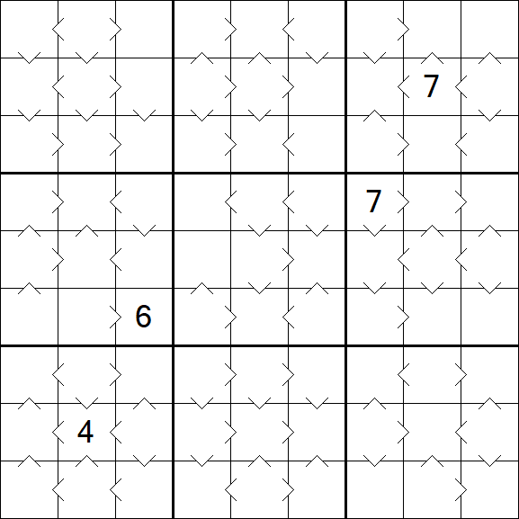 Greater Than Sudoku - Medium