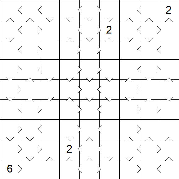 Greater Than Sudoku - Medium