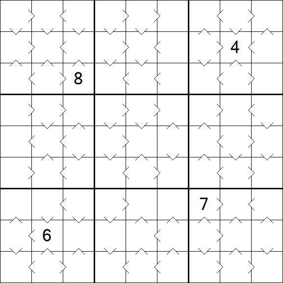 Greater Than Sudoku - Medium