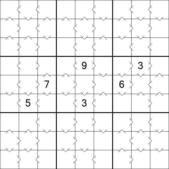 Greater Than Sudoku - Medium