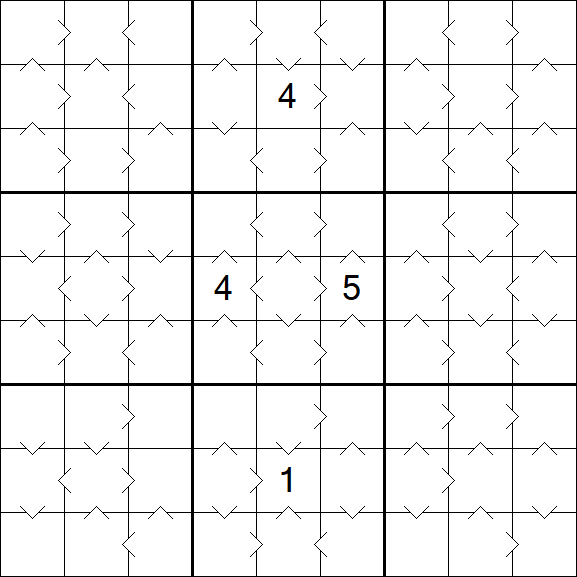 Greater Than Sudoku - Medium