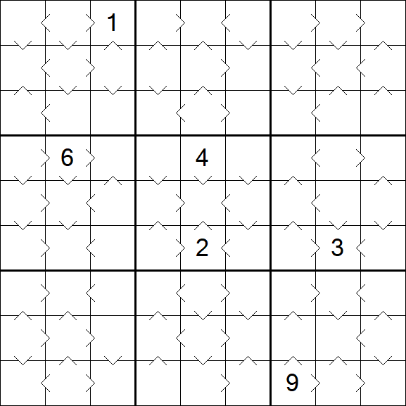 Greater Than Sudoku - Medio