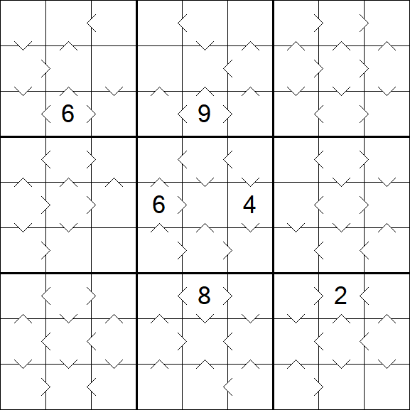Greater Than Sudoku - Medium