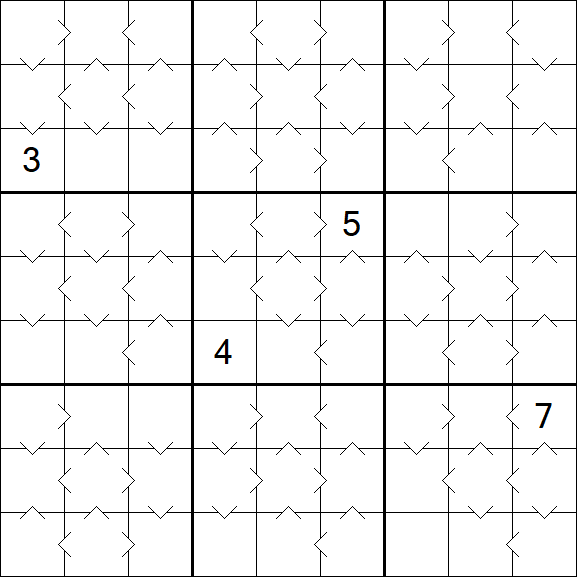 Greater Than Sudoku - Medium