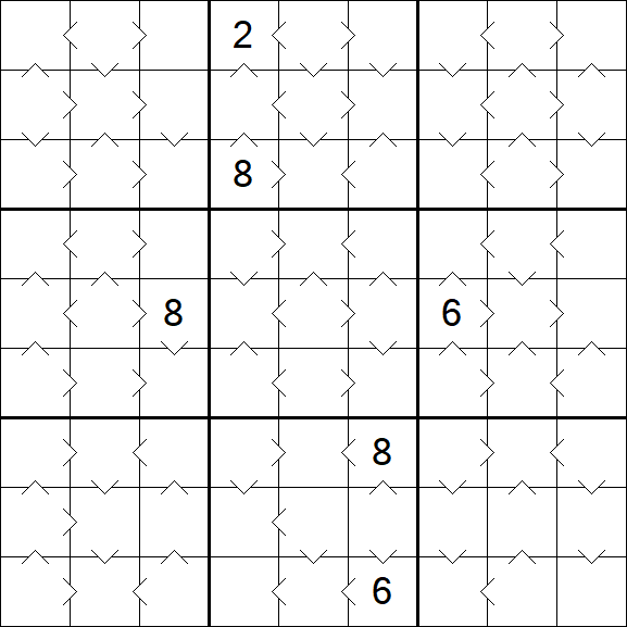 Greater Than Sudoku - Medium
