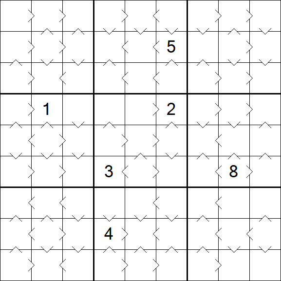 Greater Than Sudoku - Medium