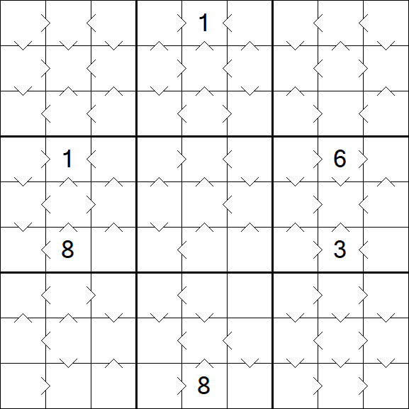 Greater Than Sudoku - Medio