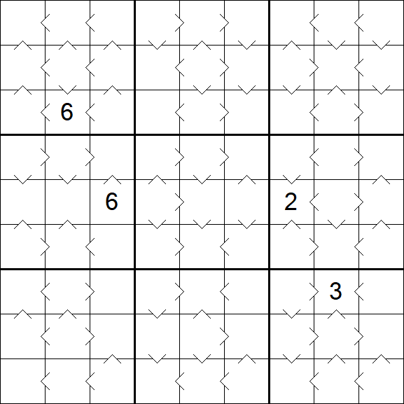 Greater Than Sudoku - Medium