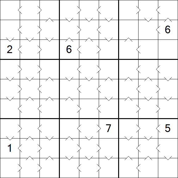 Greater Than Sudoku - Medium
