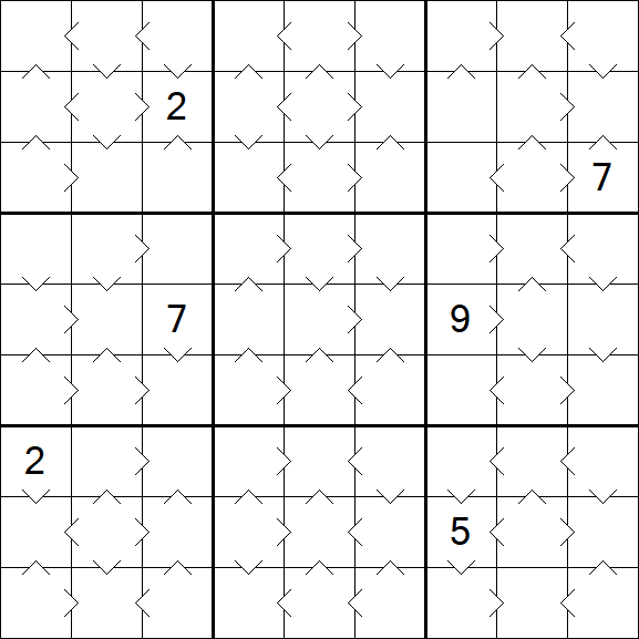 Greater Than Sudoku - Medium