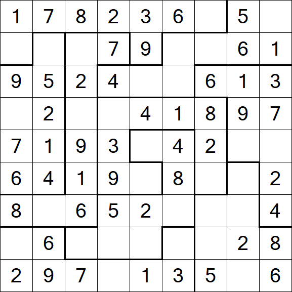 Jigsaw Sudoku - Fácil