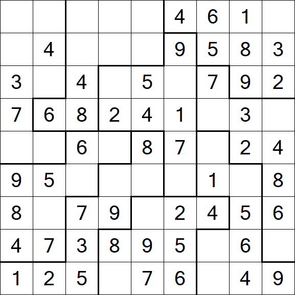 Jigsaw Sudoku - Fácil