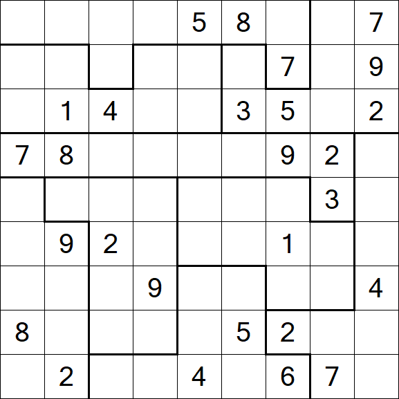 Jigsaw Sudoku - Difícil