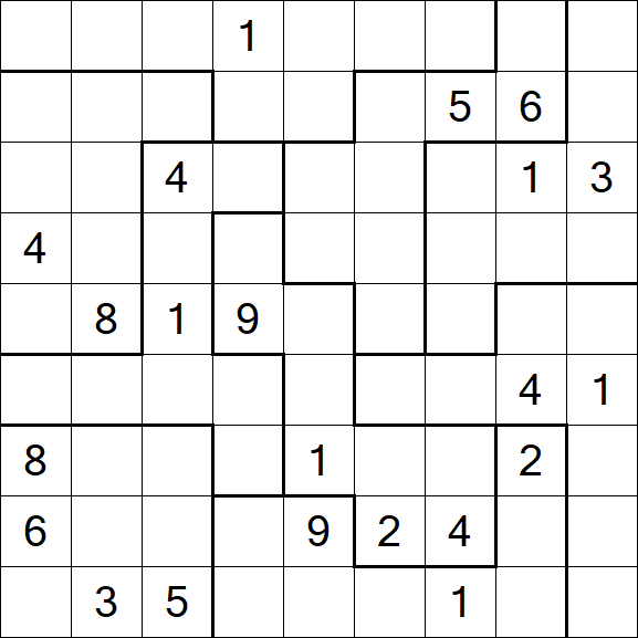 Jigsaw Sudoku - Difícil