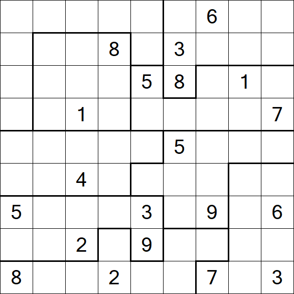 Jigsaw Sudoku - Difícil