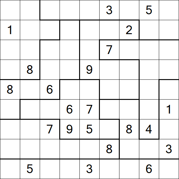 Jigsaw Sudoku - Difícil