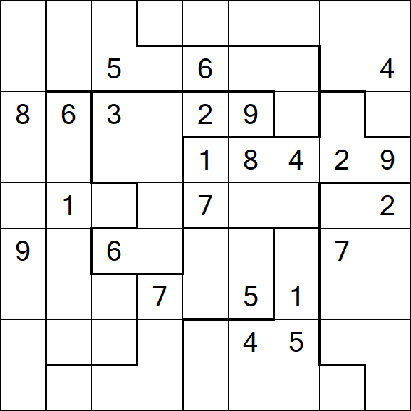 Jigsaw Sudoku - Difícil
