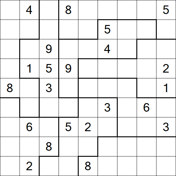 Jigsaw Sudoku - Difícil