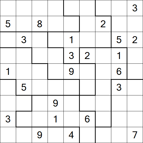 Jigsaw Sudoku - Difícil